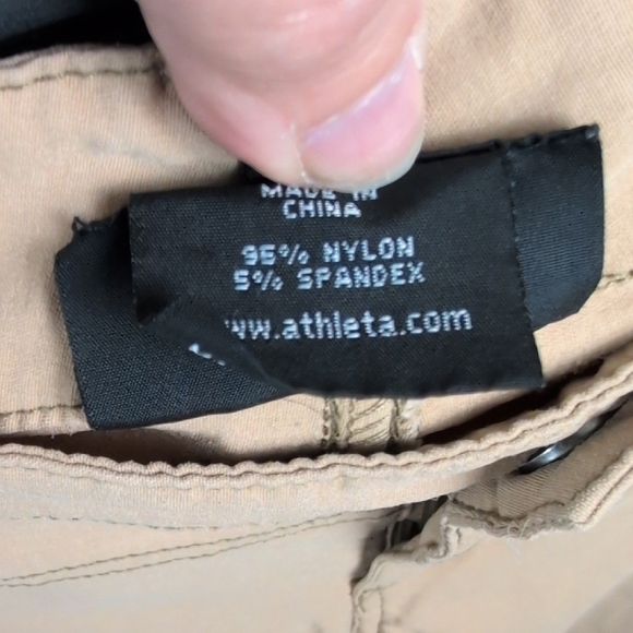 Athleta Tan Wide Leg Pants - Picture 11 of 11